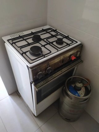 Cocina de gas butano