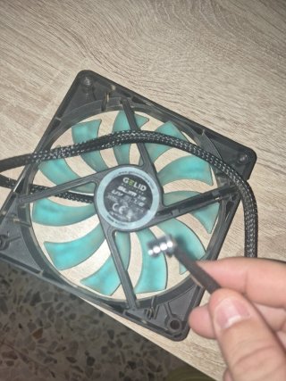 Ventilador PC Slim 12 UV Blue
