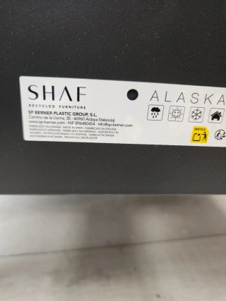 Tavolo da giardino Shaf Alaska Grigio Antracite