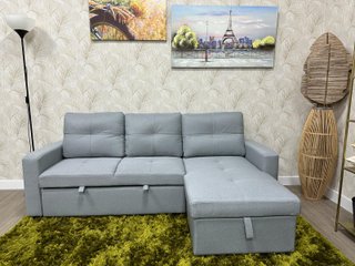 Sofá Cama Negro Chaise Longue