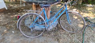 Bicicleta Clásica Azul Vintage