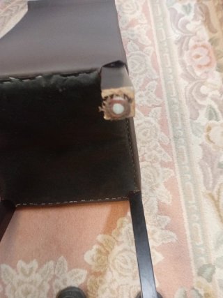 Juego de 2 Sillas Comedor Piel Sintética
