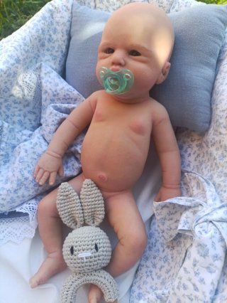 Muñeca Reborn Silicona 31cm 1kg