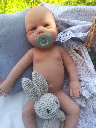 Muñeca Reborn Silicona 31cm 1kg