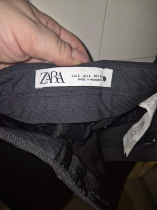 Pantalón Zara Negro Talla L