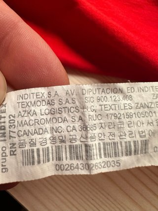 Camiseta corta Zara con estampado