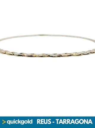 035-1139 GARGANTILLA ORO BICOLOR 18K 45CM