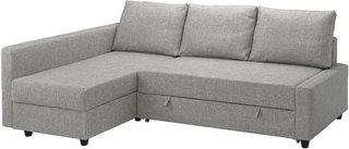 Divano letto 3 posti con chaise longue