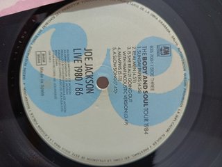 Joe Jackson Live 1980/86 LP