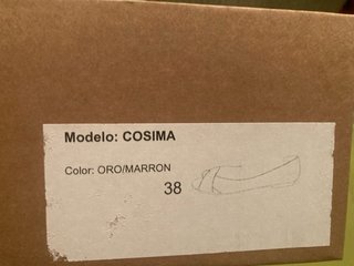 Zapatos Patsy Cosima Talla 38