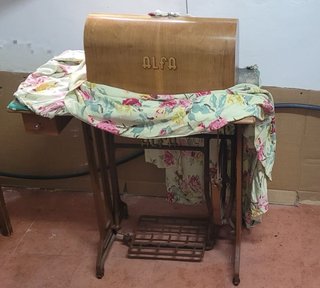 Funda máquina coser Alfa floral