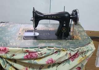 Funda máquina coser Alfa floral