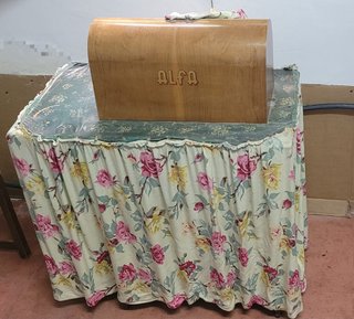 Funda máquina coser Alfa floral