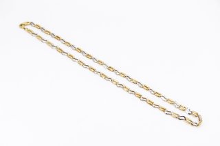 Gargantilla de oro combinado de 18k. Ref:031-02-00188