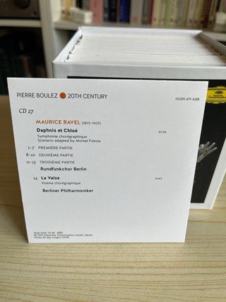 Pierre Boulez 20th Century Music DG 44 CD