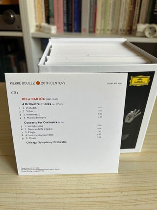 Pierre Boulez 20th Century Music DG 44 CD