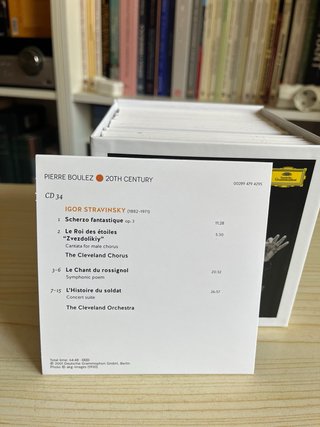 Pierre Boulez 20th Century Music DG 44 CD