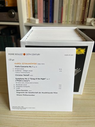 Pierre Boulez 20th Century Music DG 44 CD