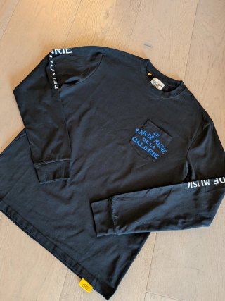 Camiseta Gallery Dept Manga Larga Talla M Negra