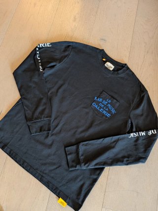 Camiseta Gallery Dept Manga Larga Talla M Negra