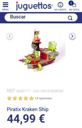 Barco Pirata Piratix Kraken Ship