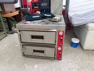 Horno Eléctrico Doble teka industrial para pizzas,