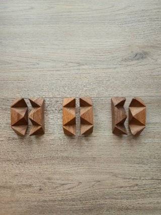 Puzzle estrella madera decorativo