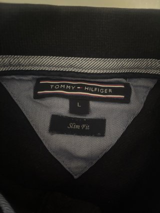 Polo Tommy Hilfiger Nero Taglia L