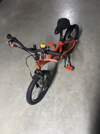 Bicicleta infantil Btwin S3 naranja
