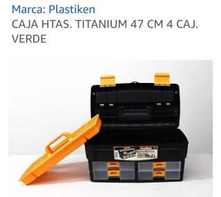 Caja de Herramientas Plastiken Titanium 47