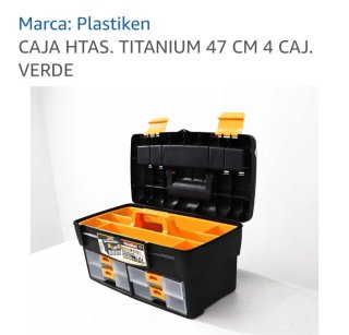 Caja de Herramientas Plastiken Titanium 47