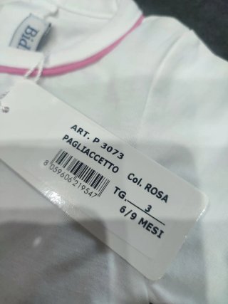 Pagliaccetto Bidibimbo tg 6/9 mesi con scatola
