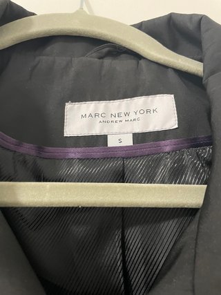 Abrigo Marc New York Negro Talla S