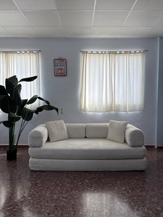 Sofa cama beige modular nuevo