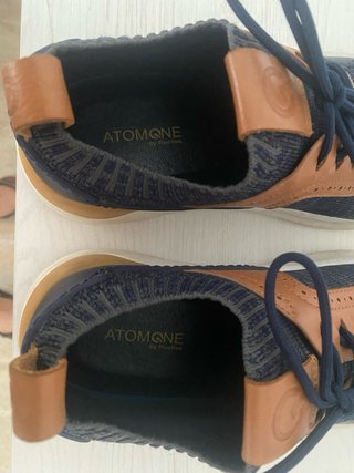 Zapatillas Fluchos Hombre Azul y Marrón