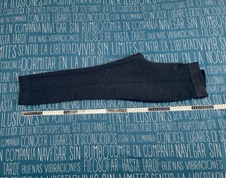 Pantalon Ajustado Gris Marengo Costura Frontal M