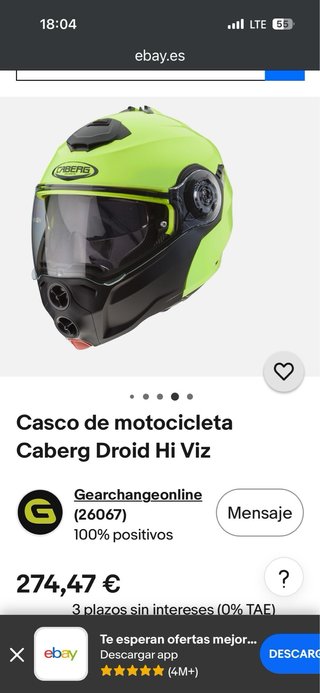 Casco de moto Caberg droig hivizon