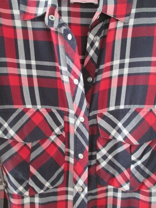 Camisa cuadros Zara Talla L