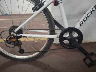 Bicicleta Rockrider ST100 Blanca