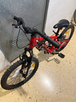 Bicicleta infantil 20 roja