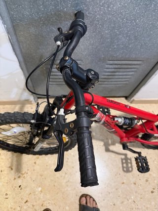 Bicicleta infantil 20 roja