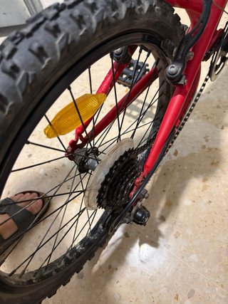 Bicicleta infantil 20 roja
