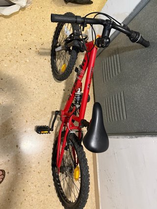 Bicicleta infantil 20 roja