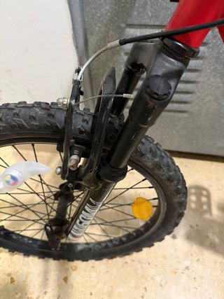 Bicicleta infantil 20 roja