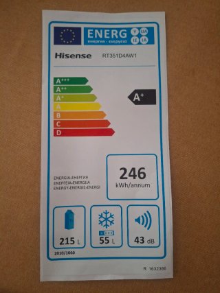 Nevera Hisense 170x55x55