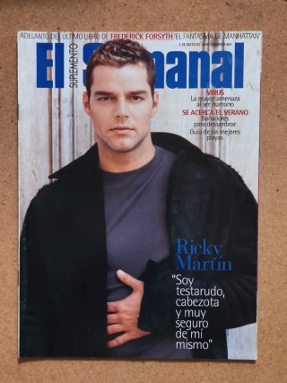 Revista El Semanal Ricky Martin Mayo 1999
