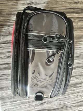 Mochila de moto negra