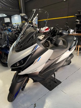Zontes 125 E Maxi Scooter Gris/Blanco