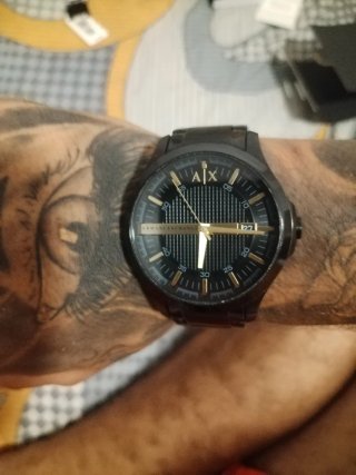 Reloj Armani Exchange Negro y Dorado