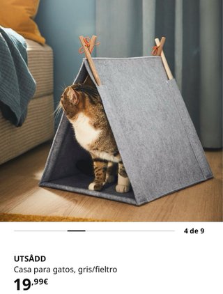 Tienda tipi para mascotas Ikea